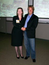 Dr. Laura Pogue-Gnatek and  Rod at the Georgia Tech Leadership Forum in Atlanta.
